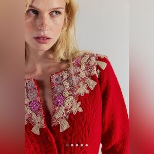 NWT FREE PEOPLE ONE PIXIE CARDI ❤️❤️